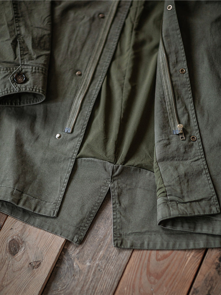 Men's Fishtail Hooded Parka Windproof Jacket – Madepants