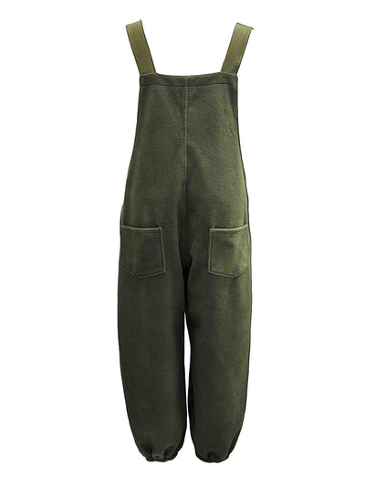 WarmNest Fleece Overalls