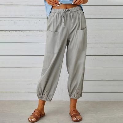 Pantalones cortos casuales con botones